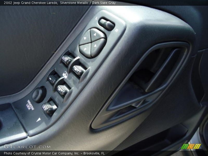 Silverstone Metallic / Dark Slate Gray 2002 Jeep Grand Cherokee Laredo