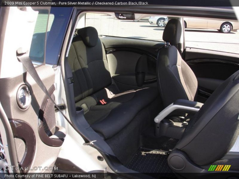 Pure Silver Metallic / Checkered Carbon Black/Black 2009 Mini Cooper S Clubman