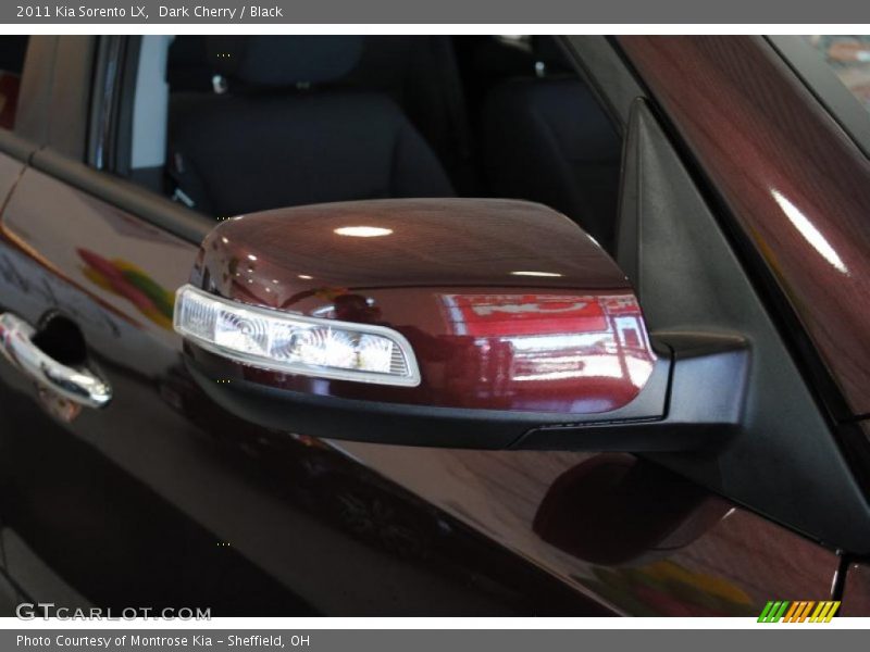 Dark Cherry / Black 2011 Kia Sorento LX