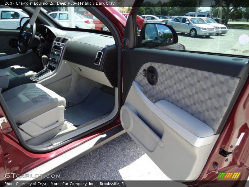 Deep Ruby Metallic / Dark Gray 2007 Chevrolet Equinox LS
