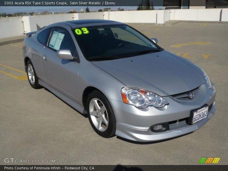 Satin Silver Metallic / Ebony 2003 Acura RSX Type S Sports Coupe