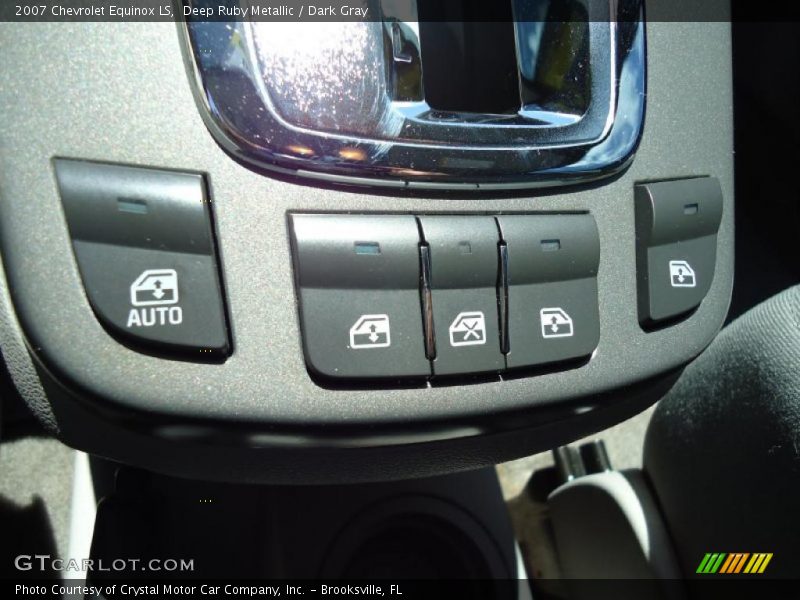 Deep Ruby Metallic / Dark Gray 2007 Chevrolet Equinox LS