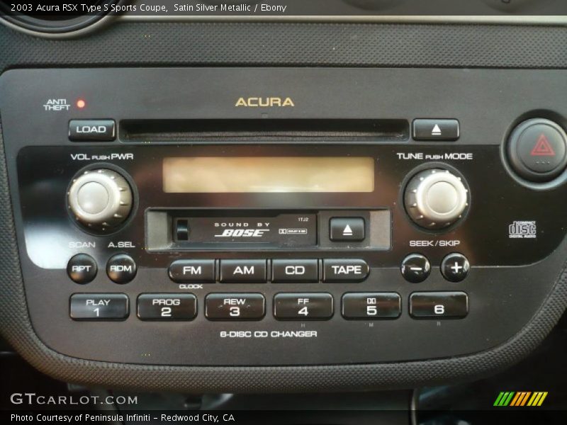 Satin Silver Metallic / Ebony 2003 Acura RSX Type S Sports Coupe