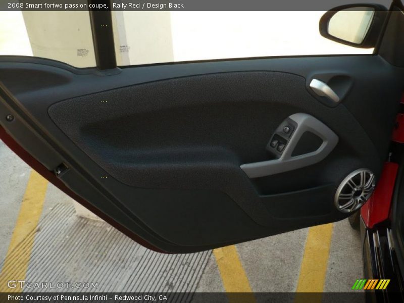 Rally Red / Design Black 2008 Smart fortwo passion coupe