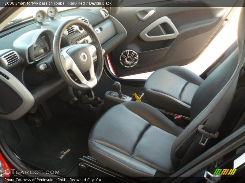 Rally Red / Design Black 2008 Smart fortwo passion coupe