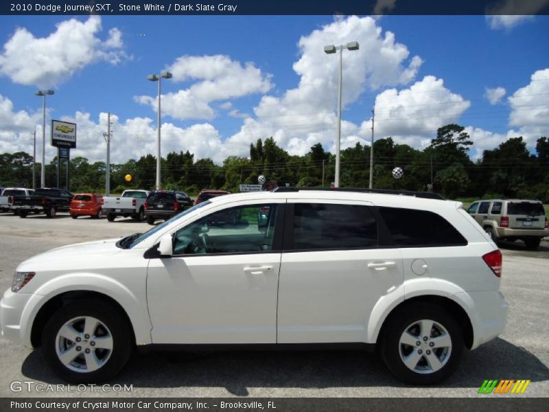Stone White / Dark Slate Gray 2010 Dodge Journey SXT