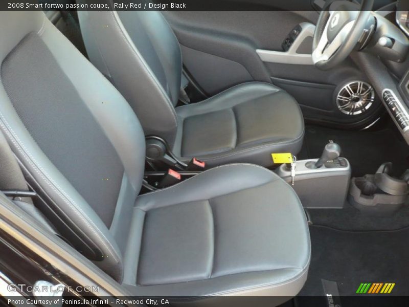 Rally Red / Design Black 2008 Smart fortwo passion coupe