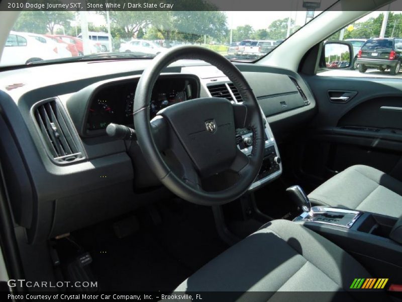 Stone White / Dark Slate Gray 2010 Dodge Journey SXT