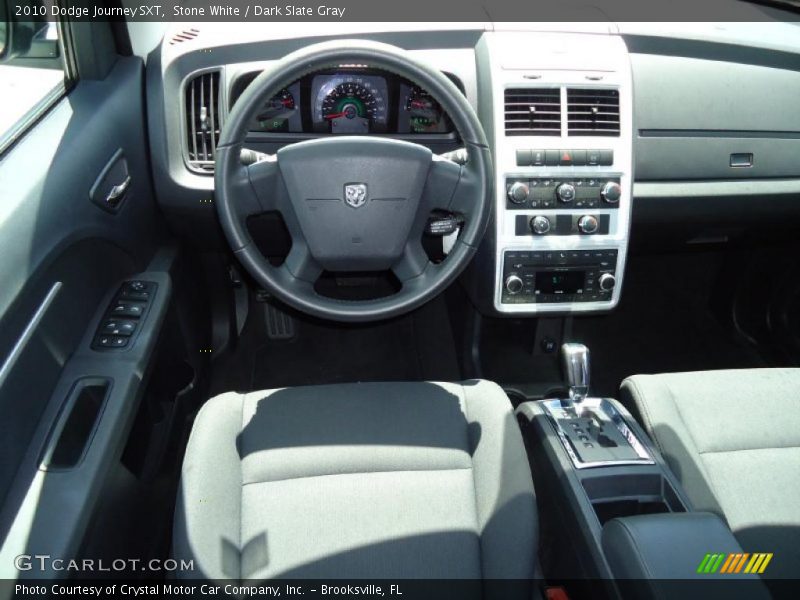Stone White / Dark Slate Gray 2010 Dodge Journey SXT