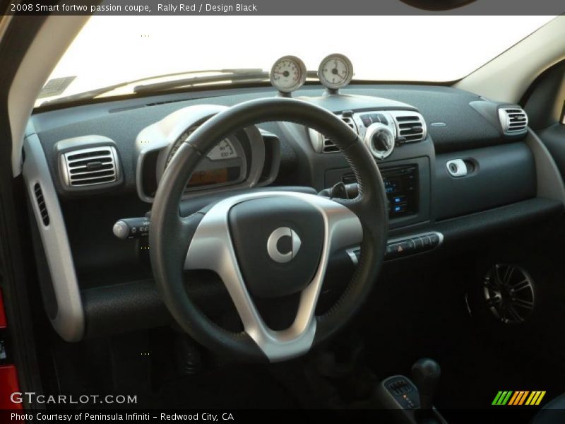 Rally Red / Design Black 2008 Smart fortwo passion coupe