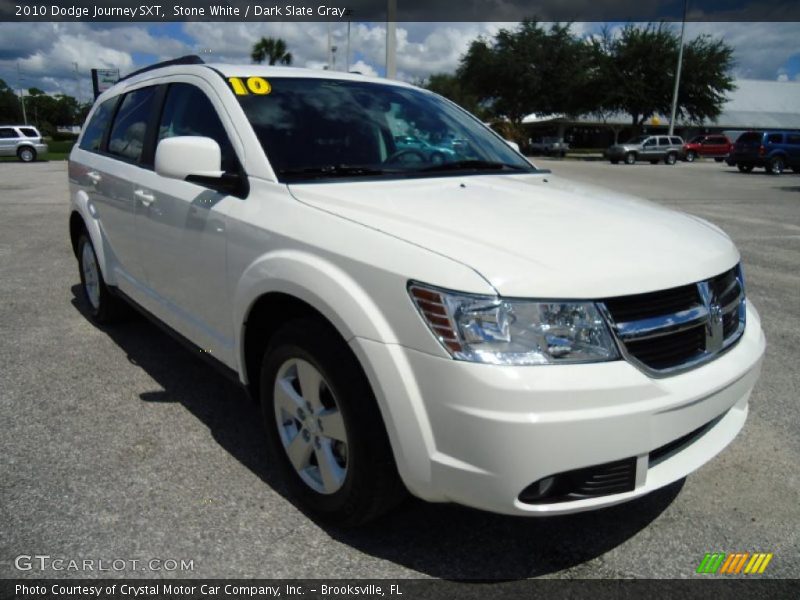 Stone White / Dark Slate Gray 2010 Dodge Journey SXT