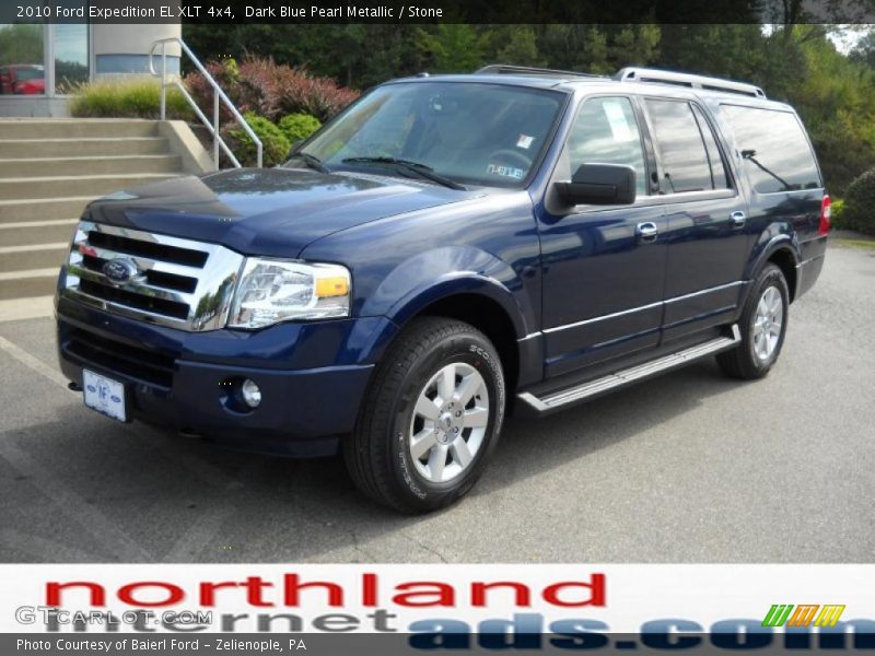 Dark Blue Pearl Metallic / Stone 2010 Ford Expedition EL XLT 4x4