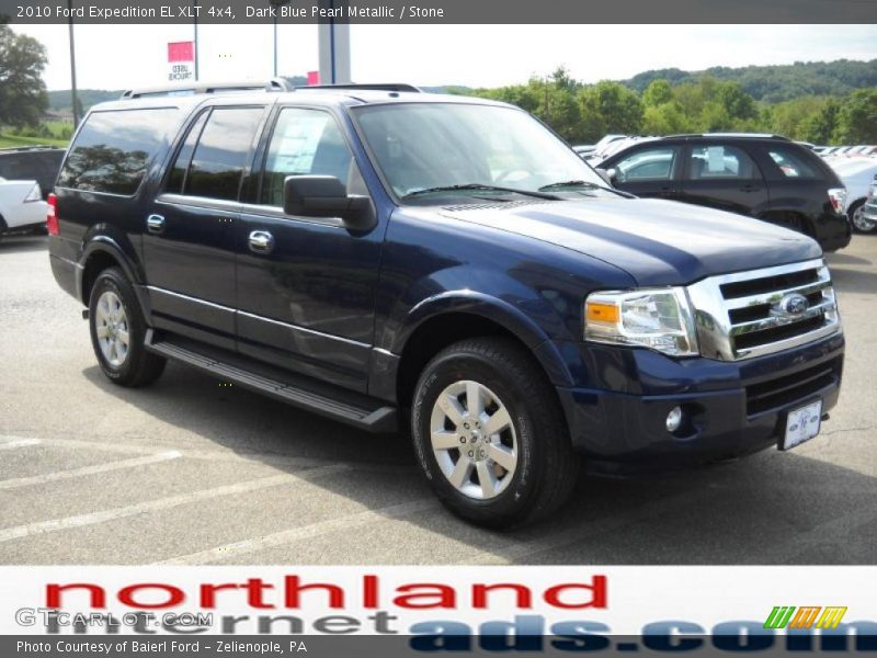 Dark Blue Pearl Metallic / Stone 2010 Ford Expedition EL XLT 4x4