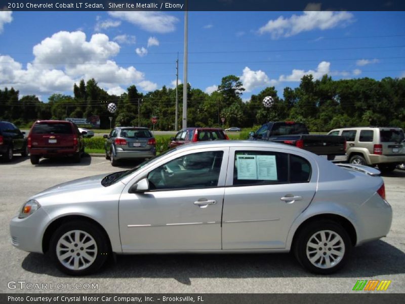 Silver Ice Metallic / Ebony 2010 Chevrolet Cobalt LT Sedan