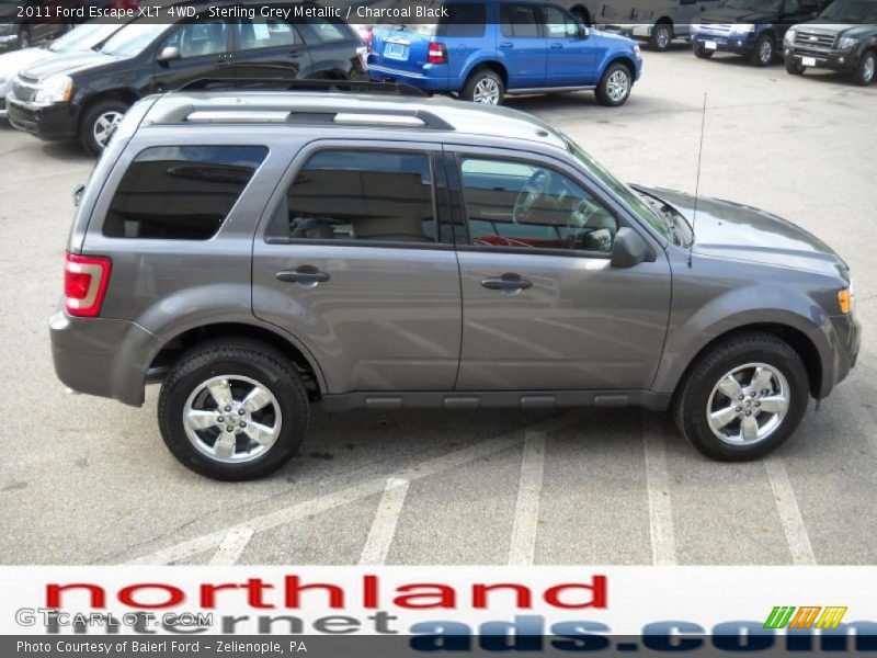 Sterling Grey Metallic / Charcoal Black 2011 Ford Escape XLT 4WD