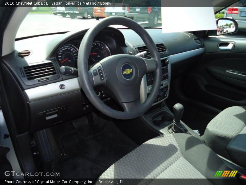 Silver Ice Metallic / Ebony 2010 Chevrolet Cobalt LT Sedan