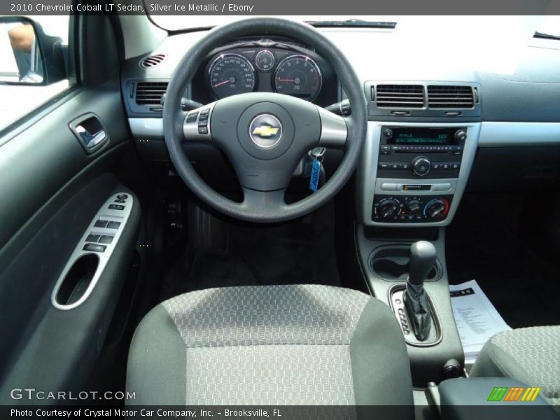Silver Ice Metallic / Ebony 2010 Chevrolet Cobalt LT Sedan