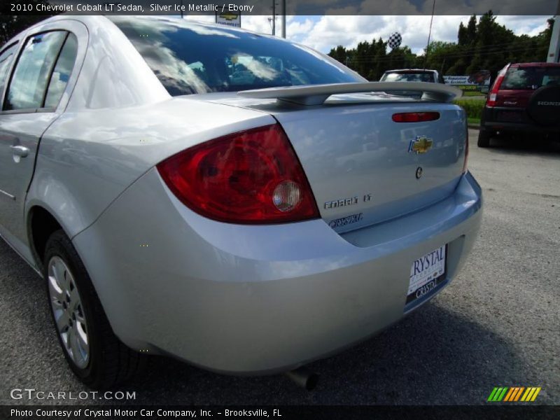 Silver Ice Metallic / Ebony 2010 Chevrolet Cobalt LT Sedan
