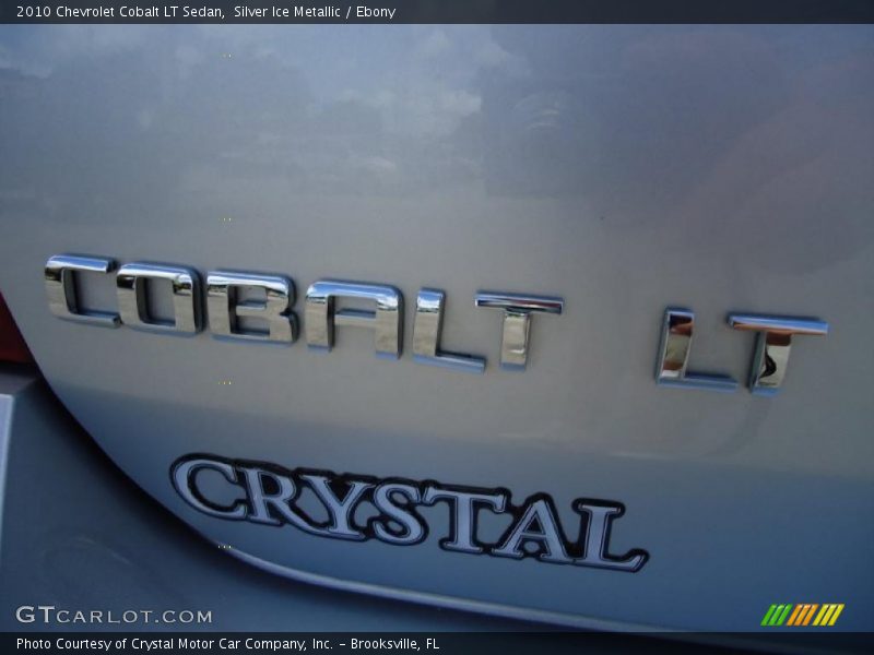 Silver Ice Metallic / Ebony 2010 Chevrolet Cobalt LT Sedan
