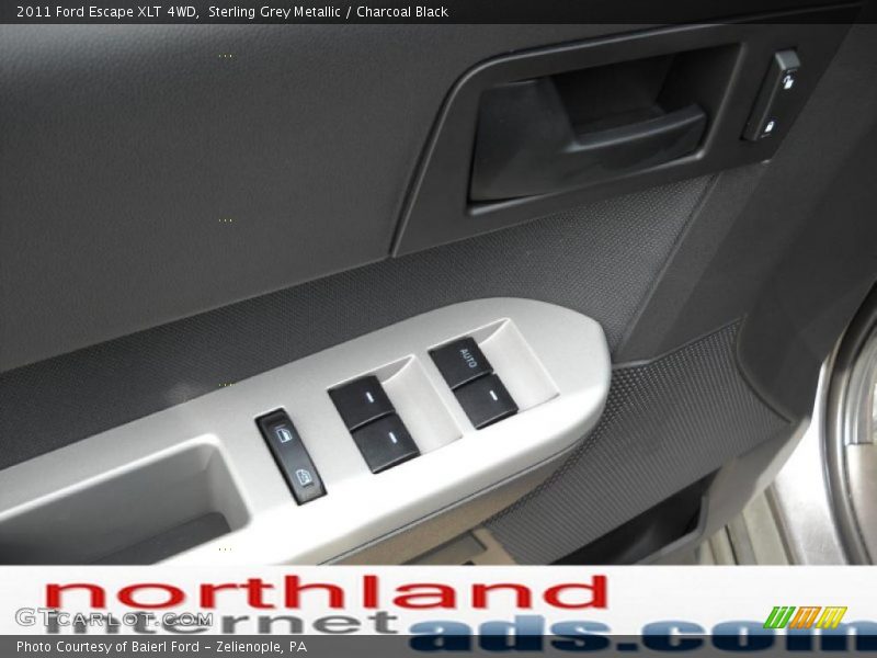 Sterling Grey Metallic / Charcoal Black 2011 Ford Escape XLT 4WD