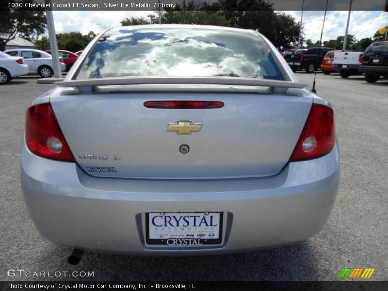 Silver Ice Metallic / Ebony 2010 Chevrolet Cobalt LT Sedan