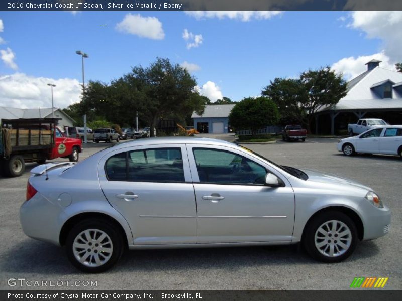 Silver Ice Metallic / Ebony 2010 Chevrolet Cobalt LT Sedan