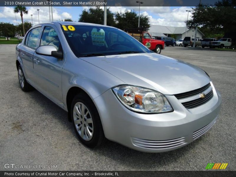 Silver Ice Metallic / Ebony 2010 Chevrolet Cobalt LT Sedan