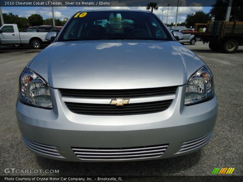Silver Ice Metallic / Ebony 2010 Chevrolet Cobalt LT Sedan