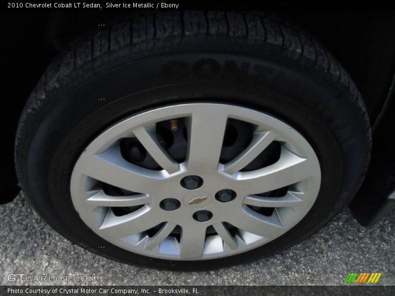 Silver Ice Metallic / Ebony 2010 Chevrolet Cobalt LT Sedan