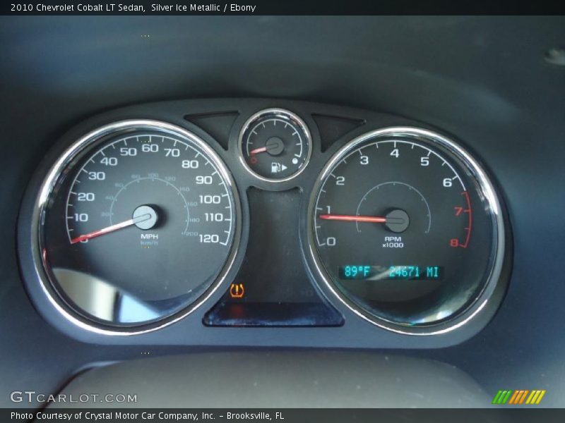 Silver Ice Metallic / Ebony 2010 Chevrolet Cobalt LT Sedan
