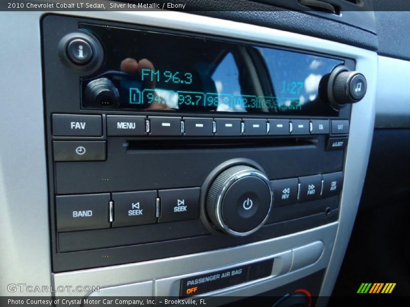 Silver Ice Metallic / Ebony 2010 Chevrolet Cobalt LT Sedan