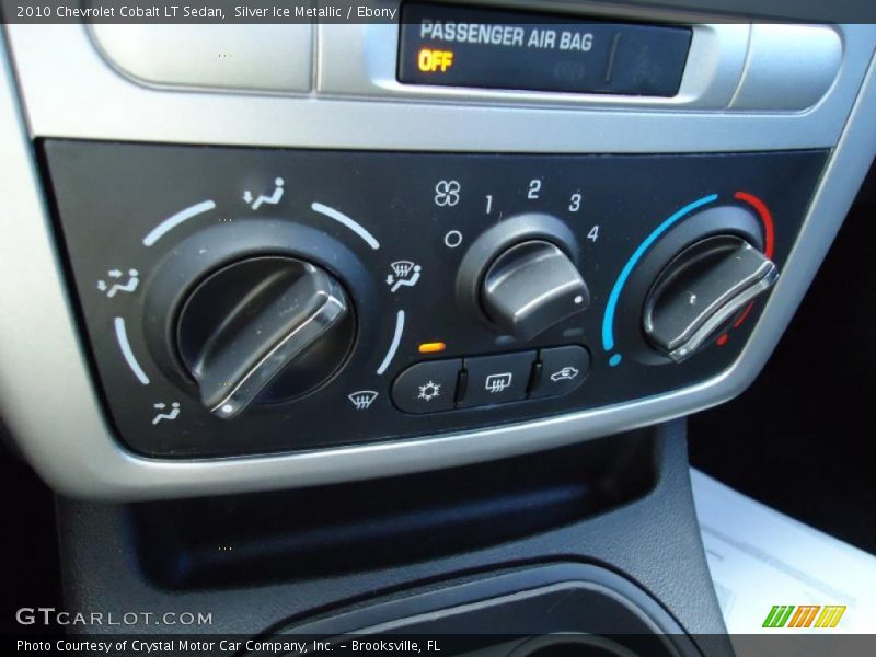 Silver Ice Metallic / Ebony 2010 Chevrolet Cobalt LT Sedan