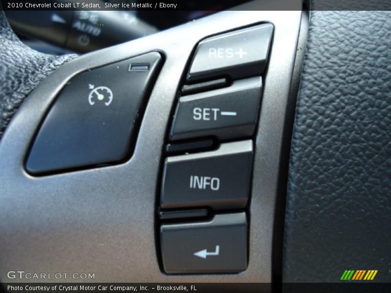 Silver Ice Metallic / Ebony 2010 Chevrolet Cobalt LT Sedan
