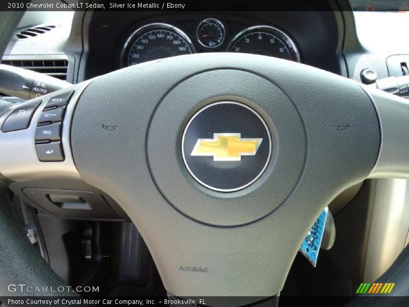 Silver Ice Metallic / Ebony 2010 Chevrolet Cobalt LT Sedan