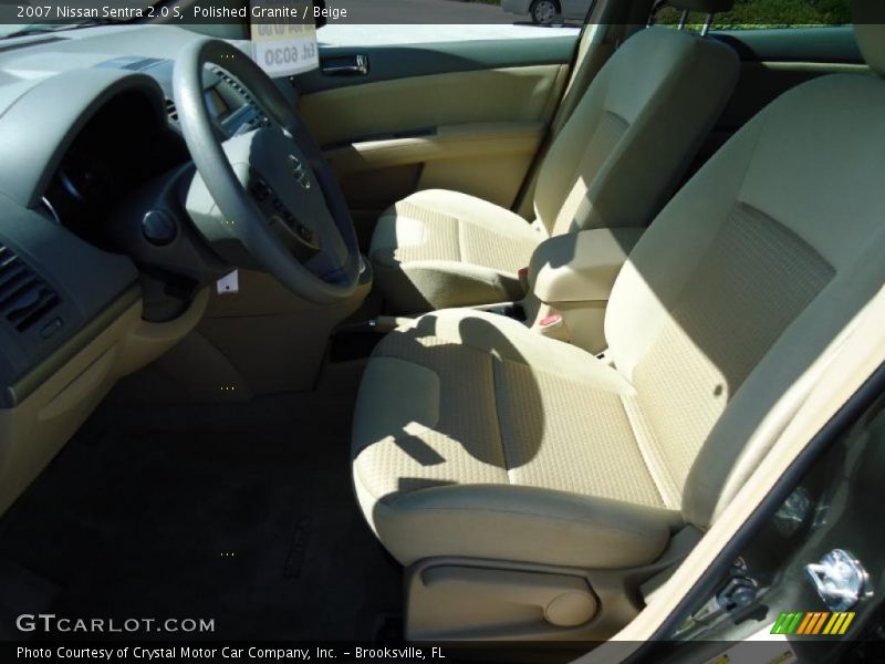 Polished Granite / Beige 2007 Nissan Sentra 2.0 S