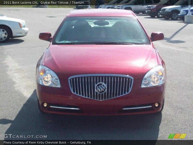 Crystal Red Tintcoat / Titanium 2011 Buick Lucerne CXL