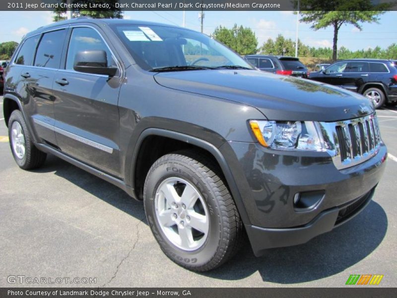 Dark Charcoal Pearl / Dark Graystone/Medium Graystone 2011 Jeep Grand Cherokee Laredo