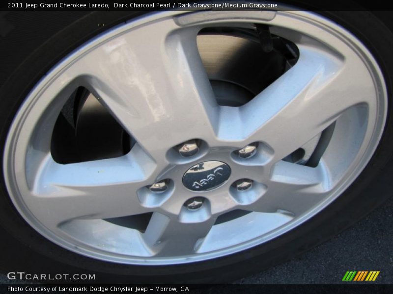 Dark Charcoal Pearl / Dark Graystone/Medium Graystone 2011 Jeep Grand Cherokee Laredo