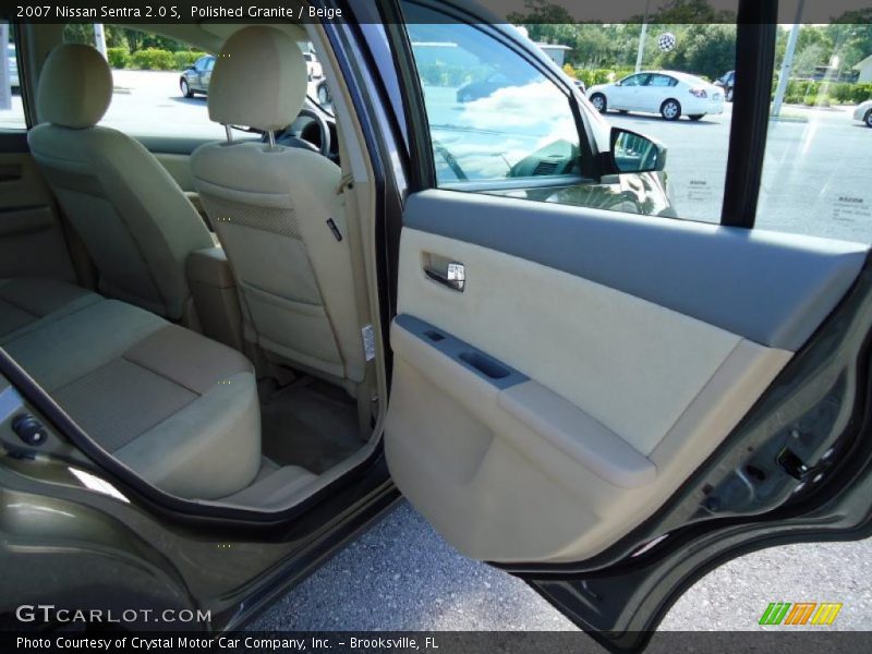 Polished Granite / Beige 2007 Nissan Sentra 2.0 S