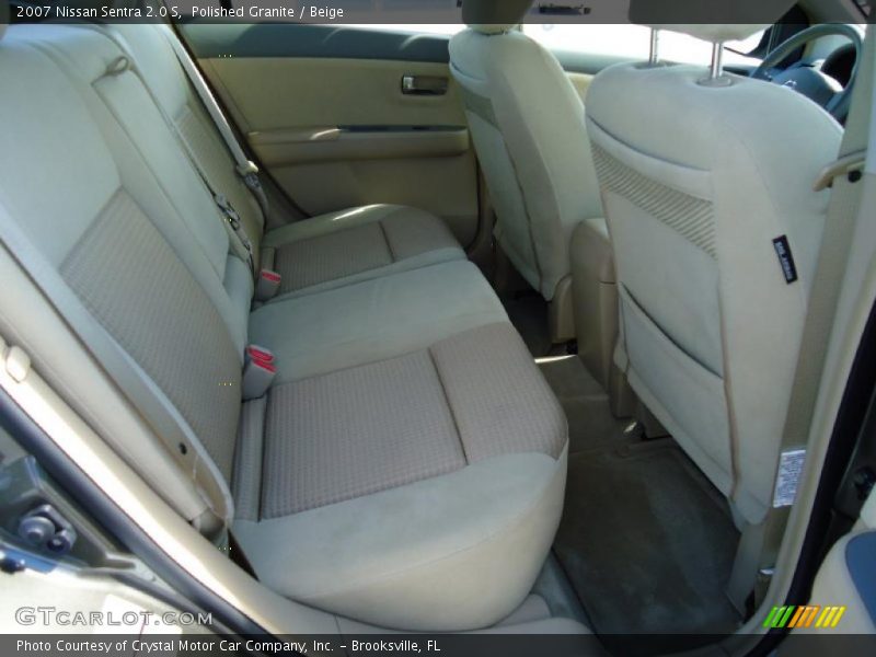 Polished Granite / Beige 2007 Nissan Sentra 2.0 S