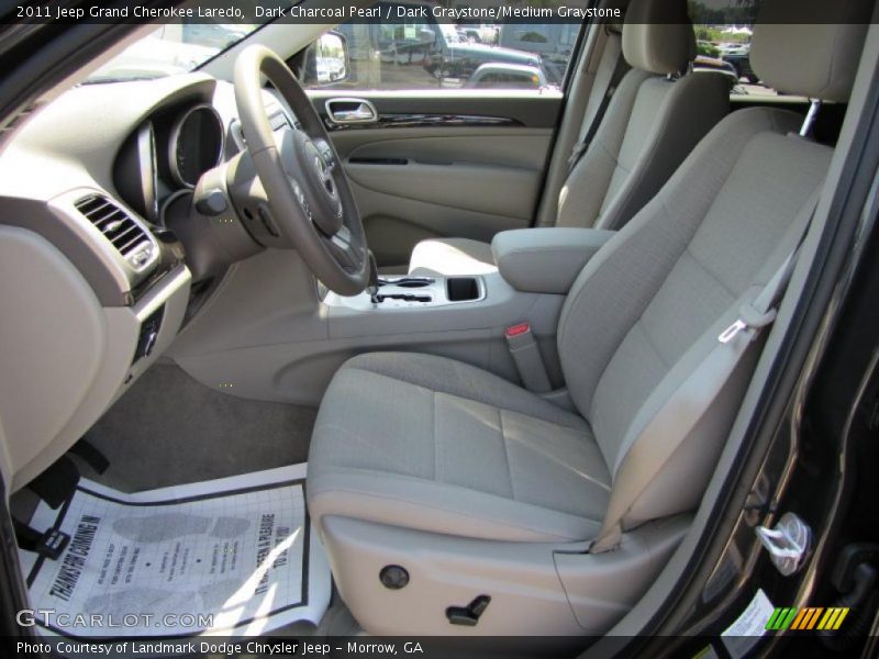 Dark Charcoal Pearl / Dark Graystone/Medium Graystone 2011 Jeep Grand Cherokee Laredo