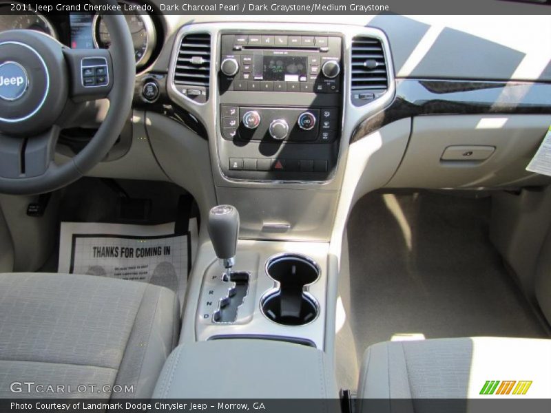 Dark Charcoal Pearl / Dark Graystone/Medium Graystone 2011 Jeep Grand Cherokee Laredo
