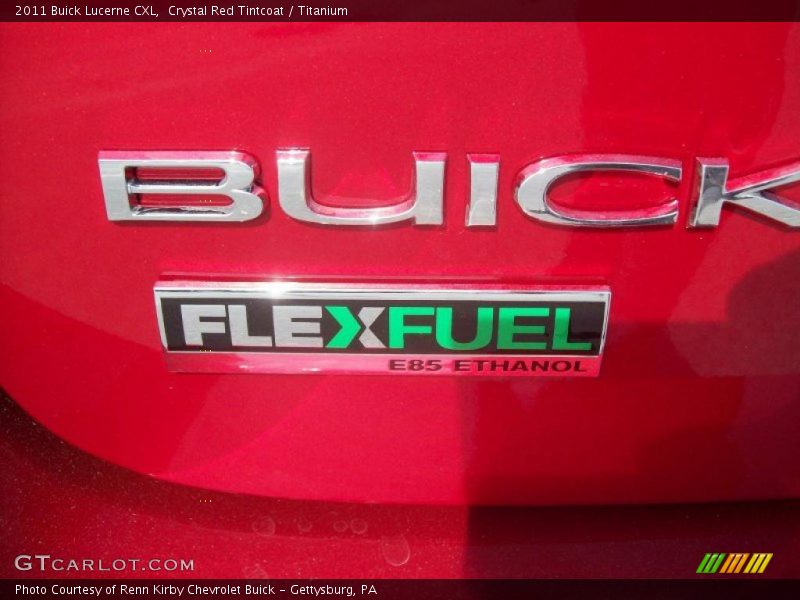 Crystal Red Tintcoat / Titanium 2011 Buick Lucerne CXL