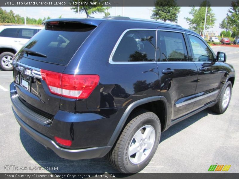 Blackberry Pearl / Black 2011 Jeep Grand Cherokee Laredo