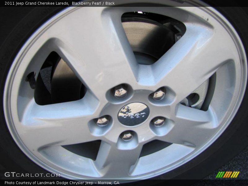 Blackberry Pearl / Black 2011 Jeep Grand Cherokee Laredo