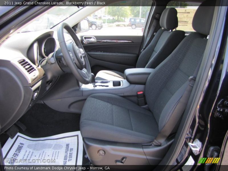 Blackberry Pearl / Black 2011 Jeep Grand Cherokee Laredo