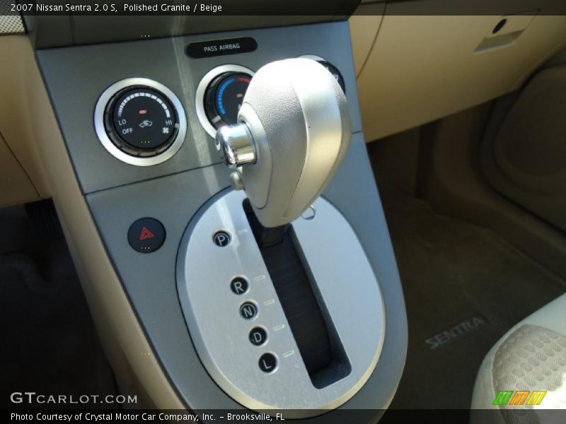 Polished Granite / Beige 2007 Nissan Sentra 2.0 S