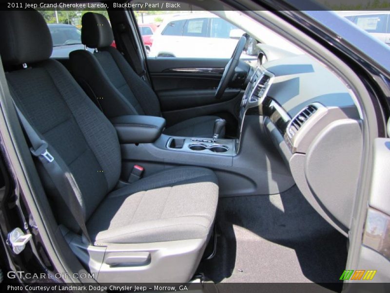Blackberry Pearl / Black 2011 Jeep Grand Cherokee Laredo
