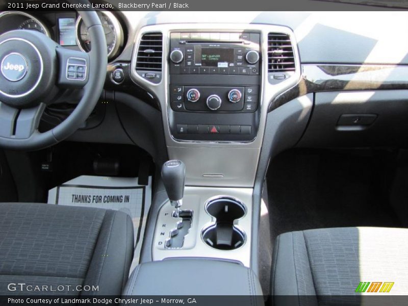 Blackberry Pearl / Black 2011 Jeep Grand Cherokee Laredo