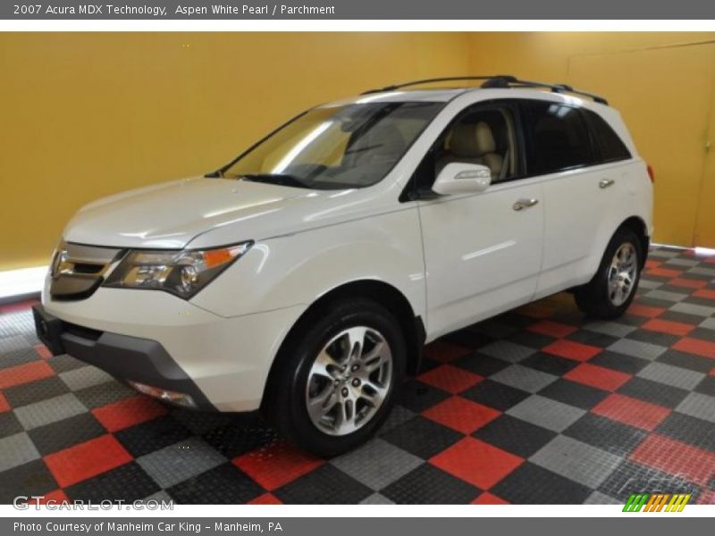 Aspen White Pearl / Parchment 2007 Acura MDX Technology